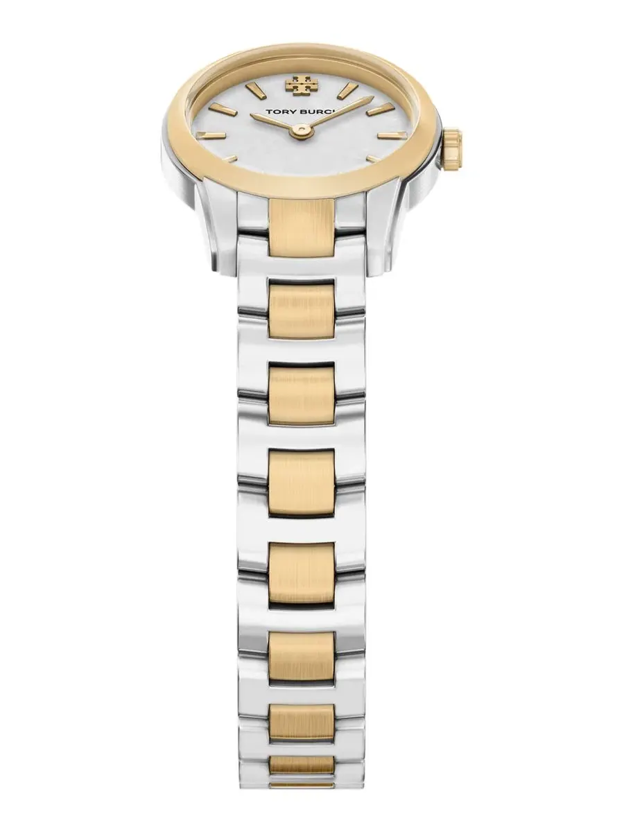 Женские часы The Miller Round Mini, кварцевые, с перламутровым циферблатом, 22 мм Tory Burch — изображение 5 из 8