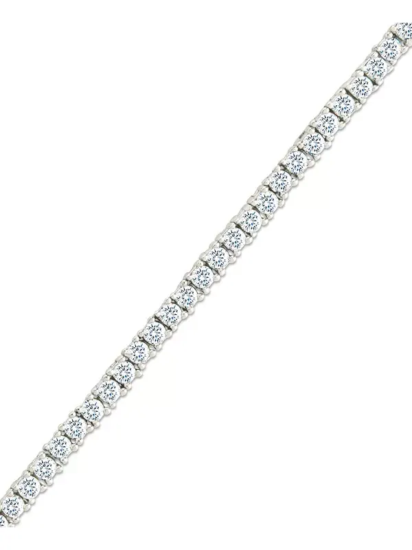 Теннисный браслет Mirabell с кубическим цирконием Sterling Forever — изображение 2 из 3, оттенок серебряный