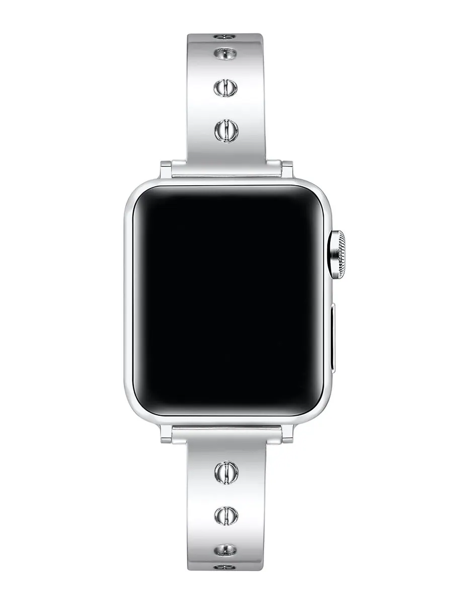 Браслет Quinn из нержавеющей стали для Apple Watch Posh Tech — изображение 4 из 4, оттенок серебряный