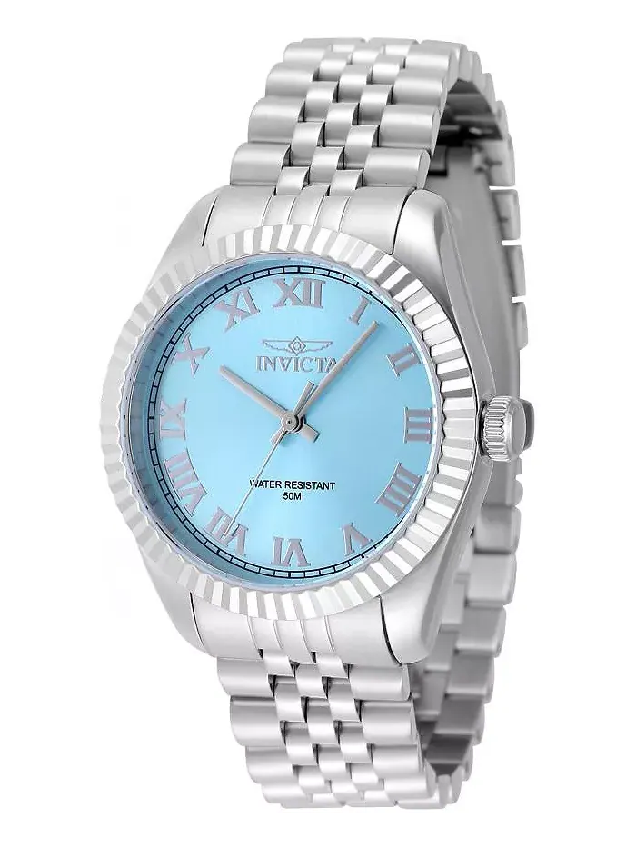 Женские часы 48902 Specialty Quartz 3 Hand Tiffany Blue Dial Invicta — изображение 2 из 2, оттенок серебряный