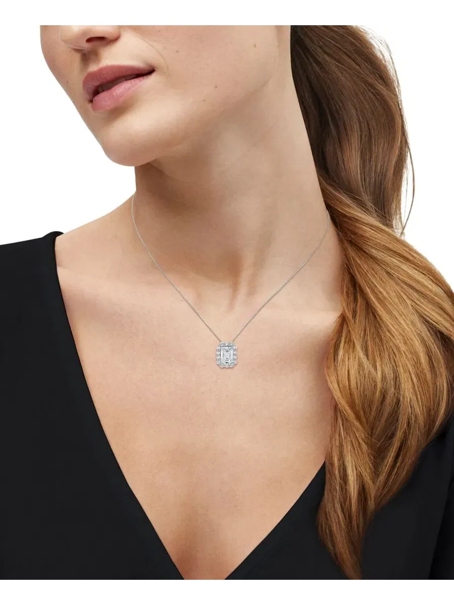 Подвеска с бриллиантом, 2 ct. t.w. — изображение 4 из 4, оттенок белый золотистый