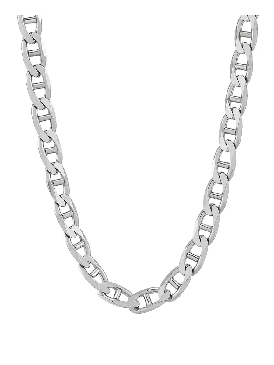 Колье-цепь маринер из стерлингового серебра Italian Silver