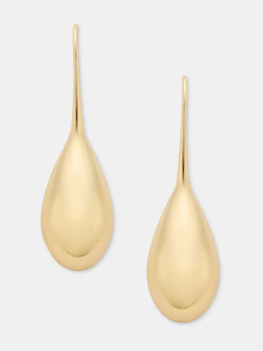 Серьги-протяжки с объемными каплями, Puffy Teardrop DKNY