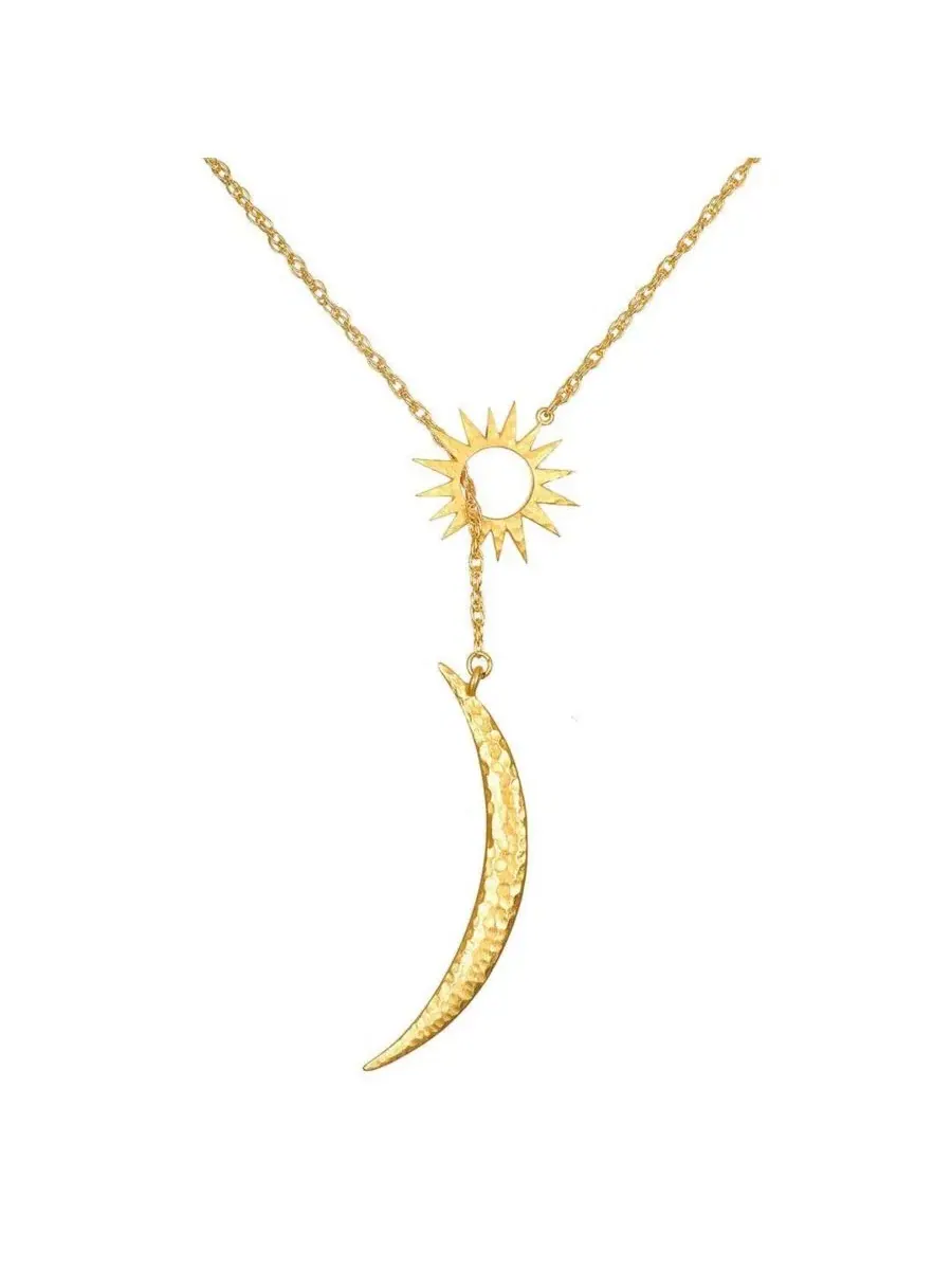 Колье-лариата «Небесное Солнце и Луна» от Woven Dreams Satya Jewelry — изображение 1 из 3, оттенок нет цвета