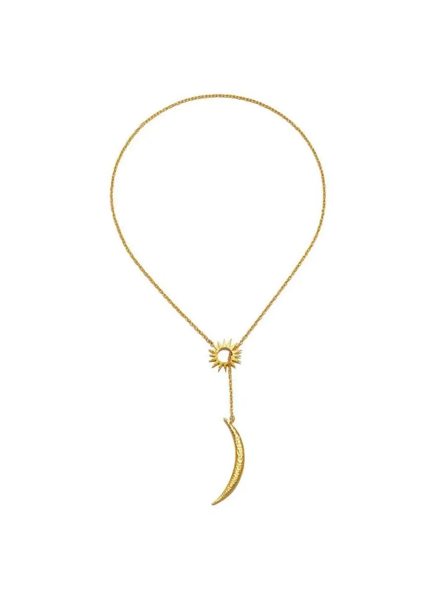 Колье-лариата «Небесное Солнце и Луна» от Woven Dreams Satya Jewelry — изображение 2 из 3, оттенок нет цвета