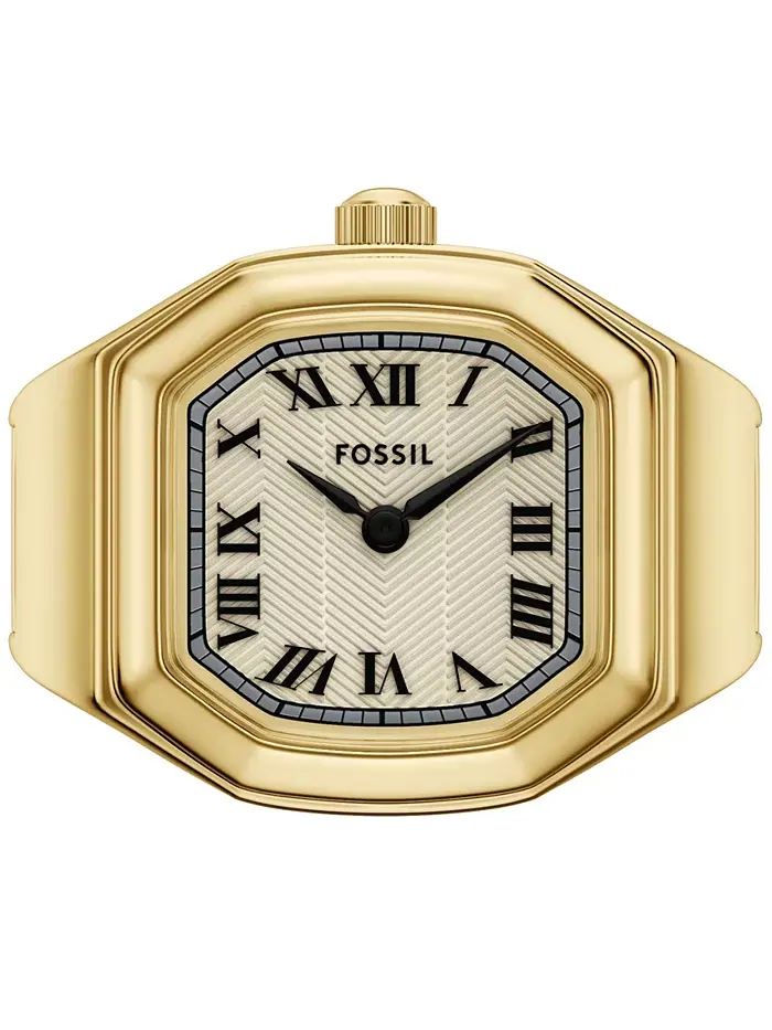 Женские часы Harlow Watch Ring с двумя стрелками золотистого цвета из нержавеющей стали, 16 мм — изображение 5 из 8