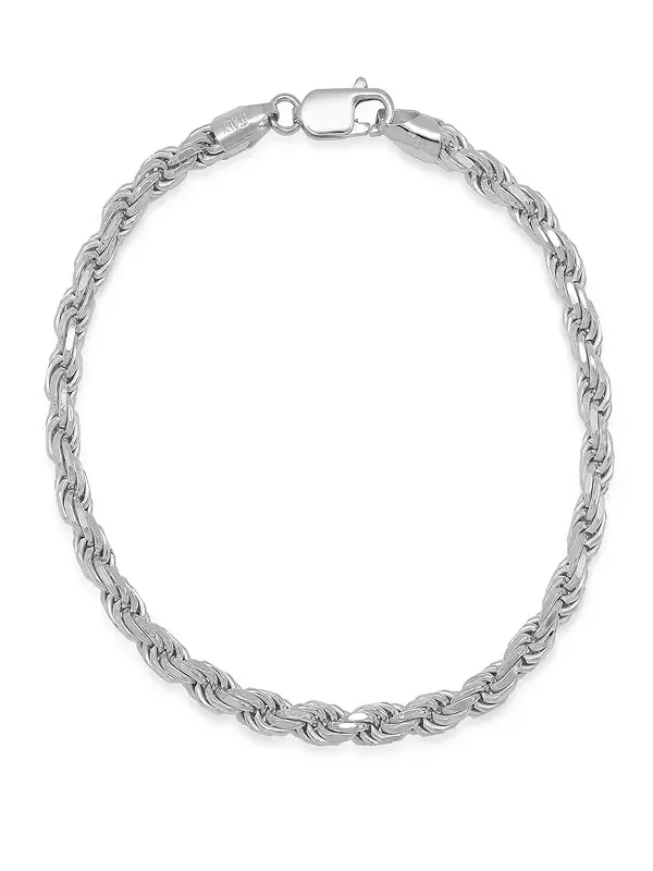 Браслет-Цепочка унисекс из стерлингового серебра Steeltime