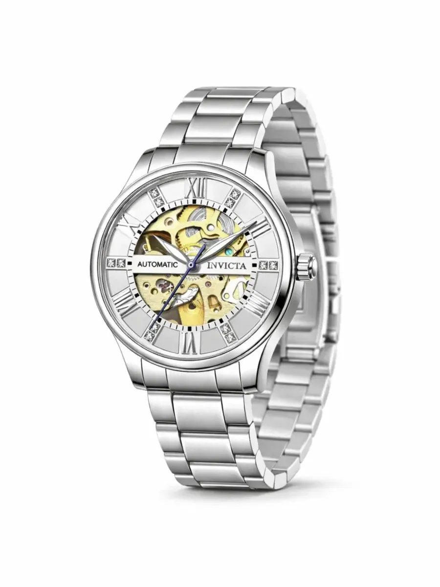Мужские автоматические часы 69117 Objet D Art LG0801B с циферблатом Invicta — изображение 2 из 2, оттенок серебряный