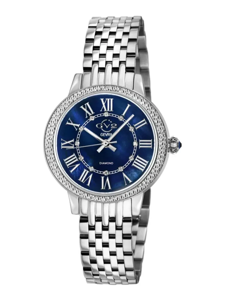 Женские часы Astor III Swiss Quartz Diamond IP Gold Stainless Steel Bracelet Watch GV2 by Gevril — изображение 1 из 3