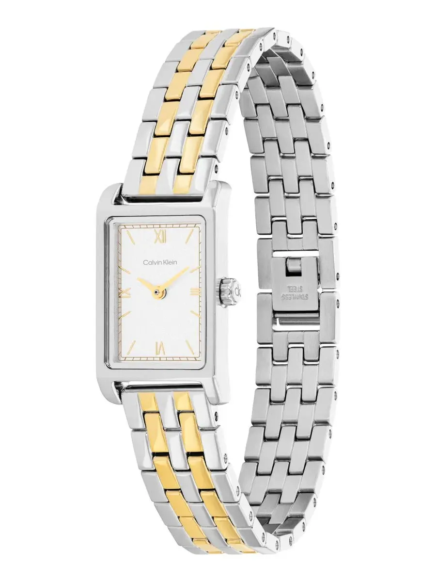 Женские наручные часы CK Light Two Tone из нержавеющей стали с браслетом, ширина 16 мм Calvin Klein — изображение 2 из 6