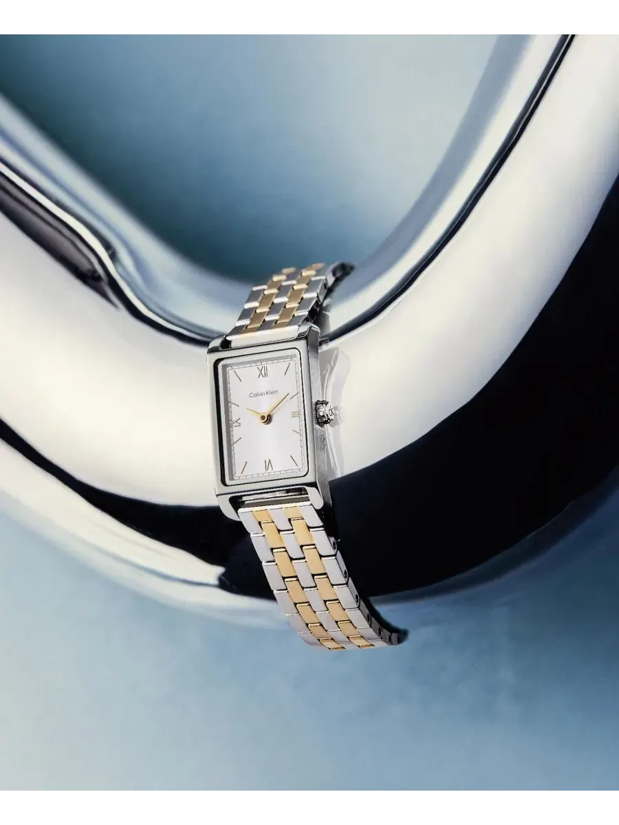 Женские наручные часы CK Light Two Tone из нержавеющей стали с браслетом, ширина 16 мм Calvin Klein — изображение 3 из 6