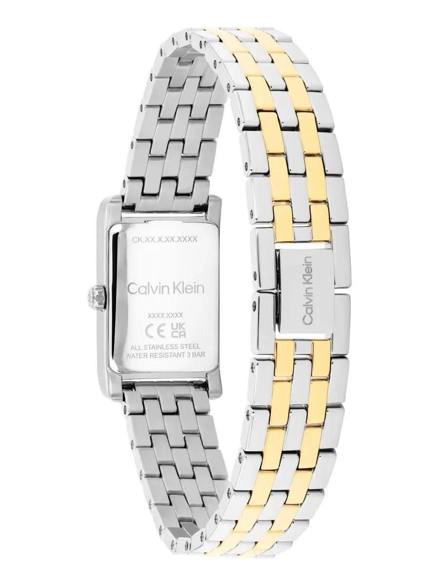Женские наручные часы CK Light Two Tone из нержавеющей стали с браслетом, ширина 16 мм Calvin Klein — изображение 4 из 6