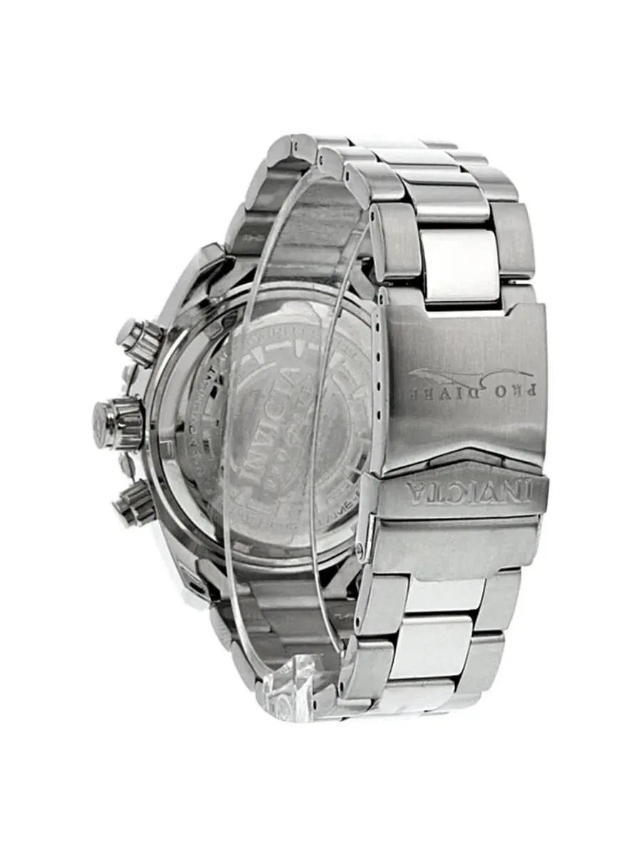 Мужские кварцевые часы-хронограф Pro Diver 12443 с циферблатом Invicta — изображение 2 из 3, оттенок серебряный