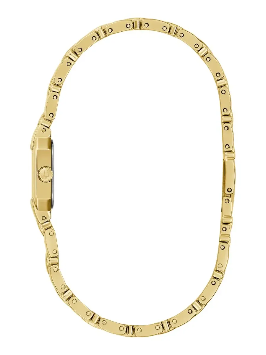 Женские часы Goddess of Time Sophia Gold-Tone Stainless Steel, 16 мм Bulova — изображение 2 из 3, оттенок золотистый