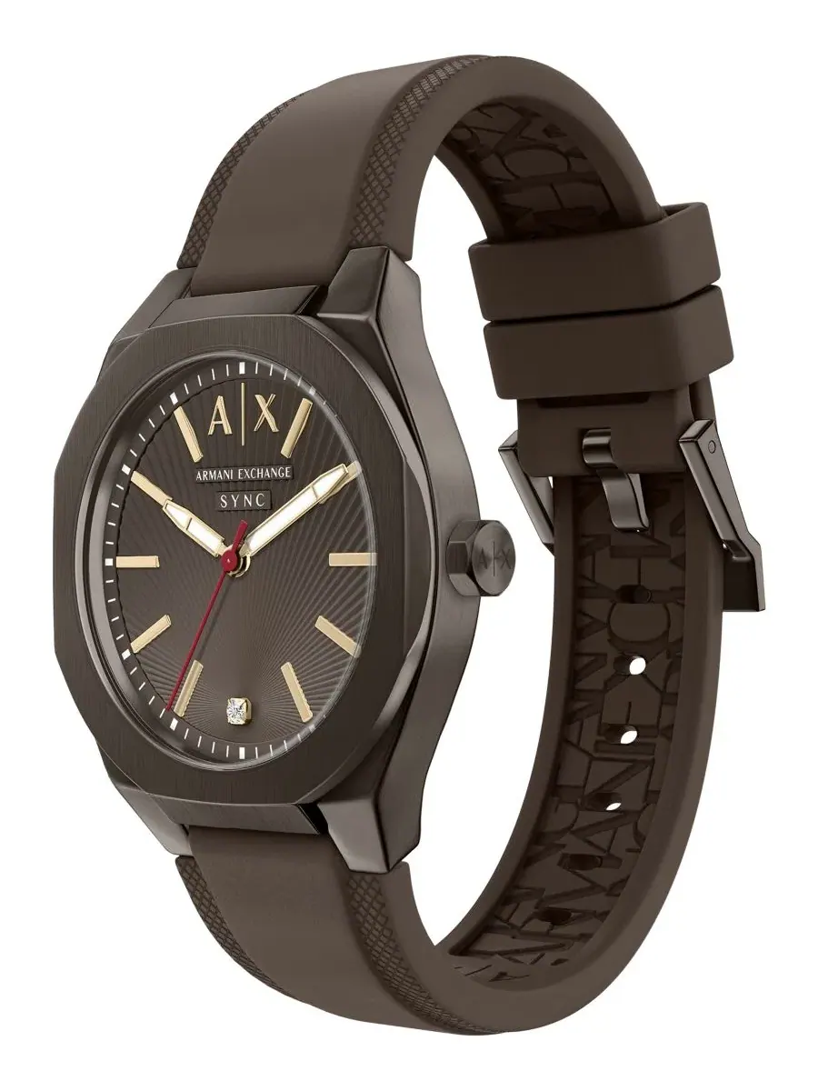 Женские часы Sync из нержавеющей стали с силиконовым ремешком, 36 мм A|X Armani Exchange — изображение 5 из 5