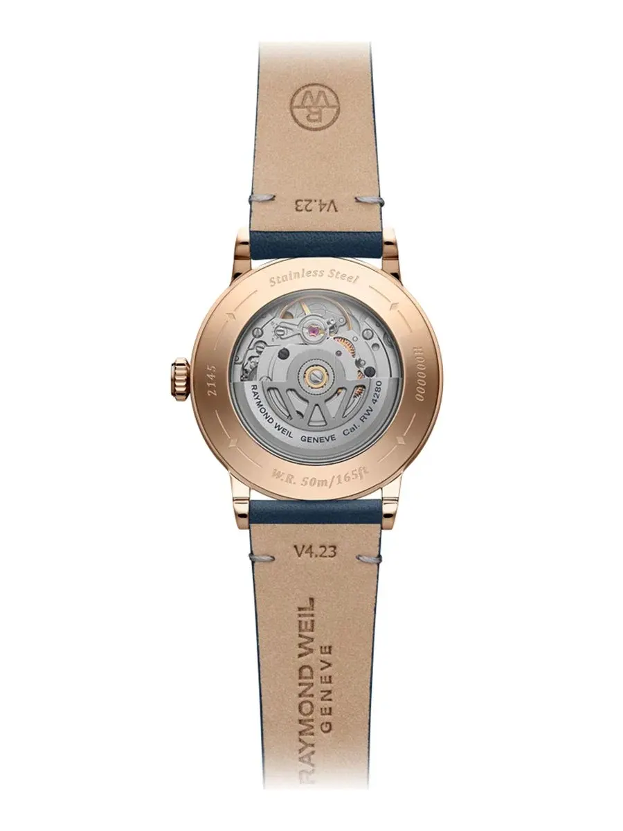 Женские часы Millesime Automatic Moon Phase Silver Dial 35mm Raymond Weil — изображение 2 из 3