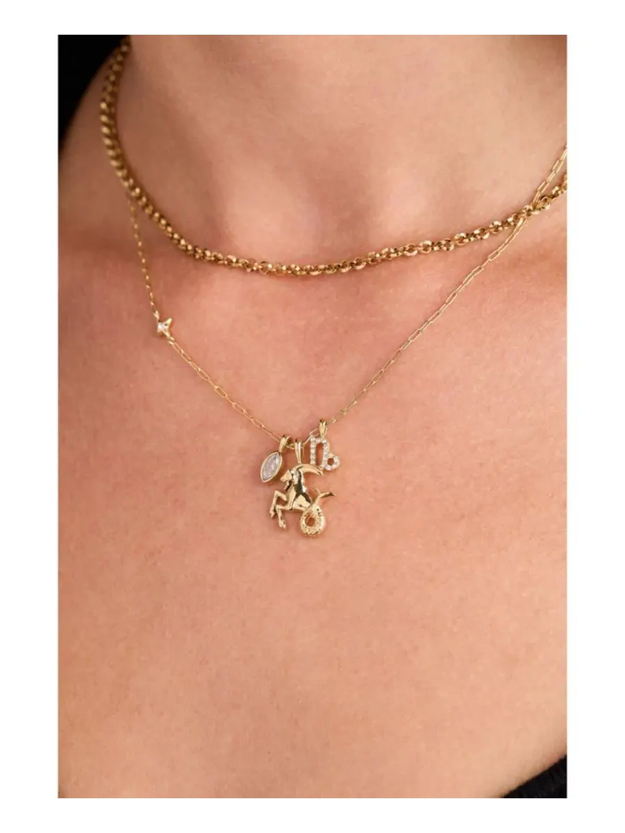 Кулон-зодиак Козерог с подвесками Alex and Ani — изображение 3 из 3, оттенок золото