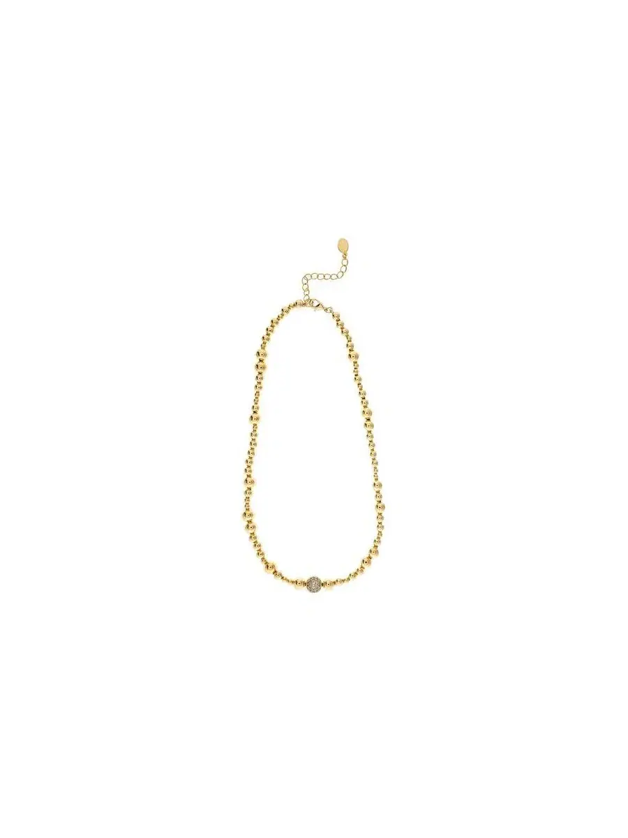 Ожерелье с бусинами и кристаллами Clad Beaded Necklace with CZ Beaded details Rivka Friedman — изображение 1 из 3