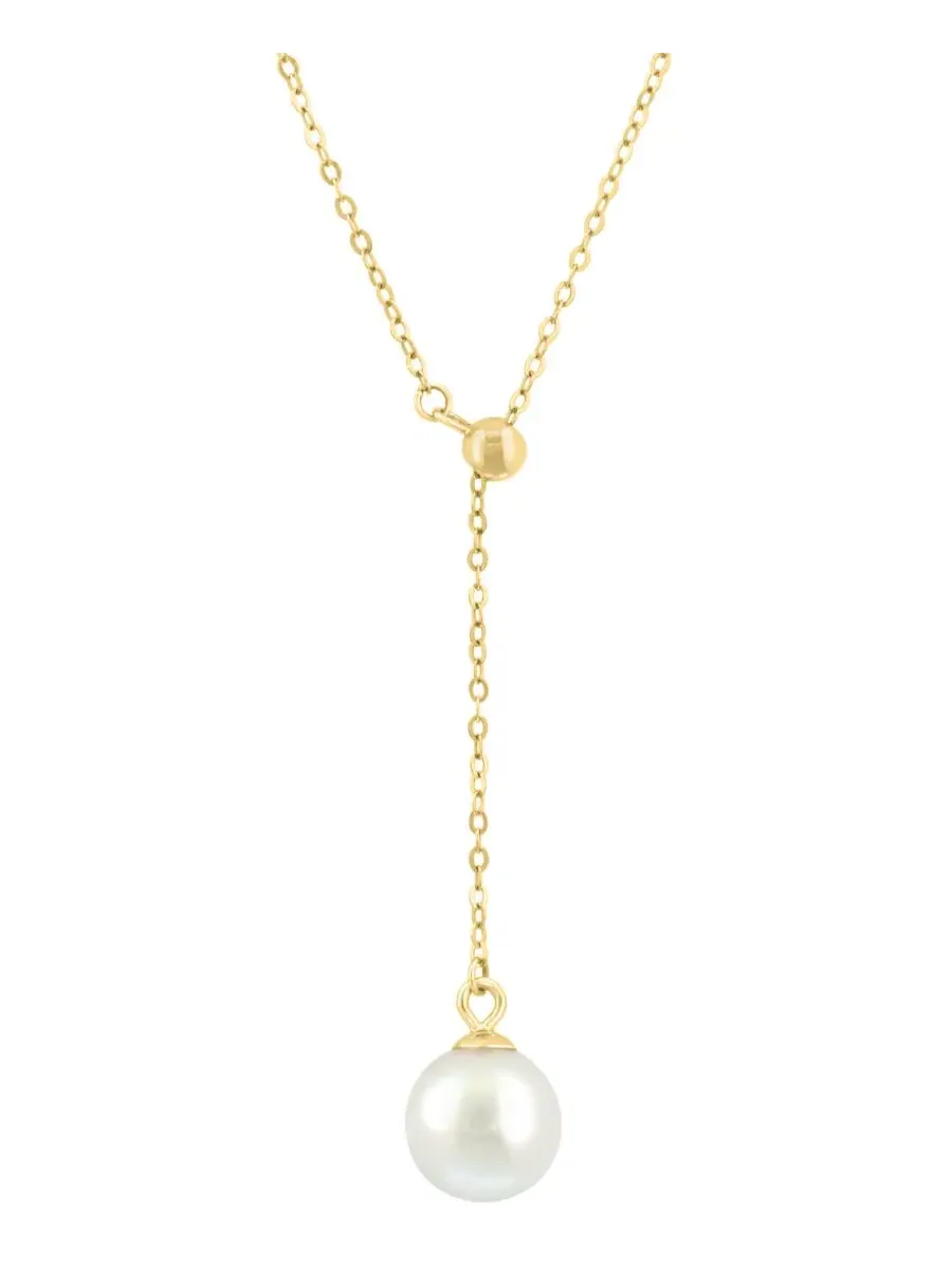 Жемчужное ожерелье из пресноводного жемчуга 8 мм, модель Freshwater Pearl Necklace EFFY Collection — изображение 2 из 4