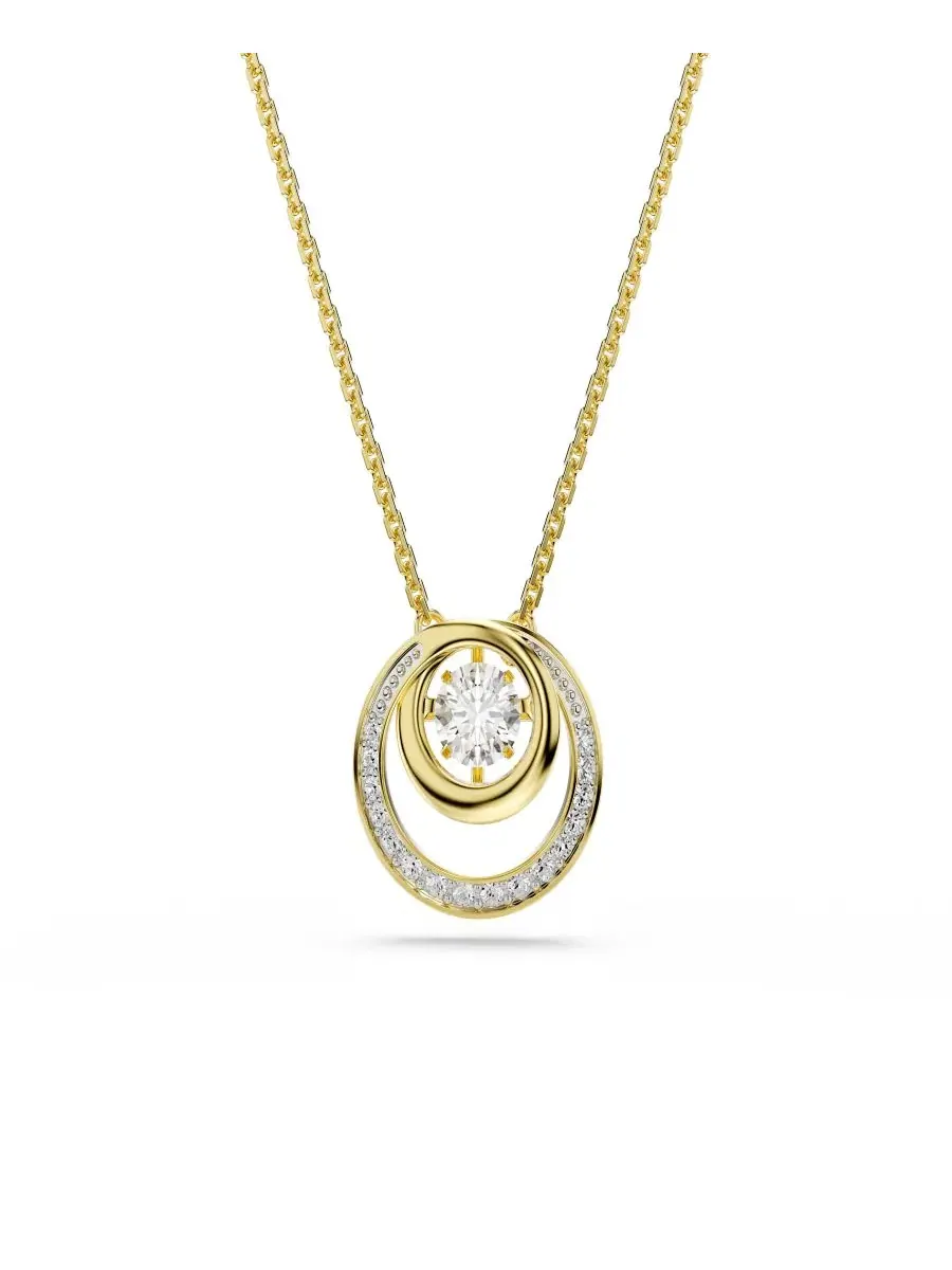 Подвеска-гипербола с золотым покрытием Swarovski — изображение 1 из 6, оттенок золото