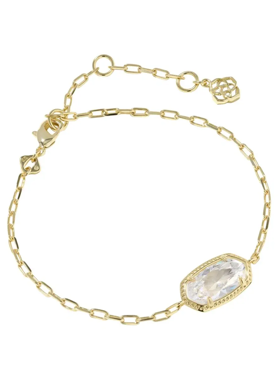 Браслет-цепочка Elaina Luxe с кубическим цирконием Kendra Scott — изображение 1 из 3, оттенок золото