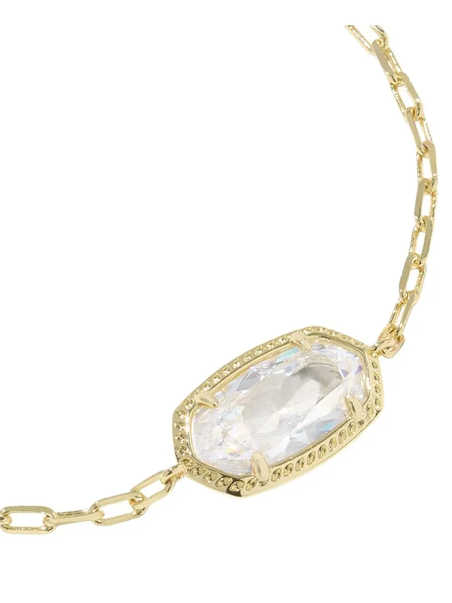 Браслет-цепочка Elaina Luxe с кубическим цирконием Kendra Scott — изображение 2 из 3, оттенок золото