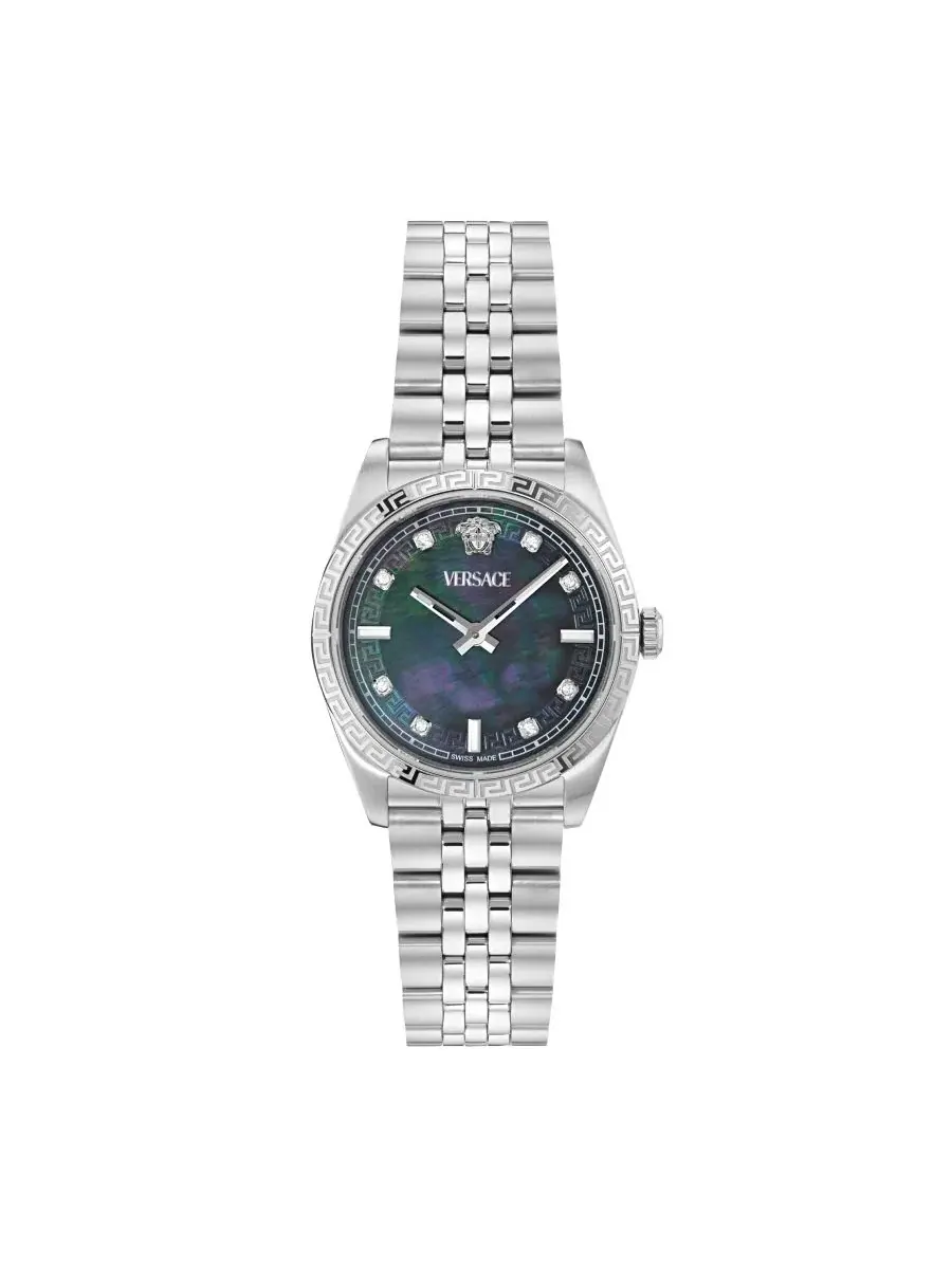 Женские часы Millenyium Silver Stainless Steel Bracelet Watch, 32mm Versace — изображение 1 из 4, оттенок серебряный