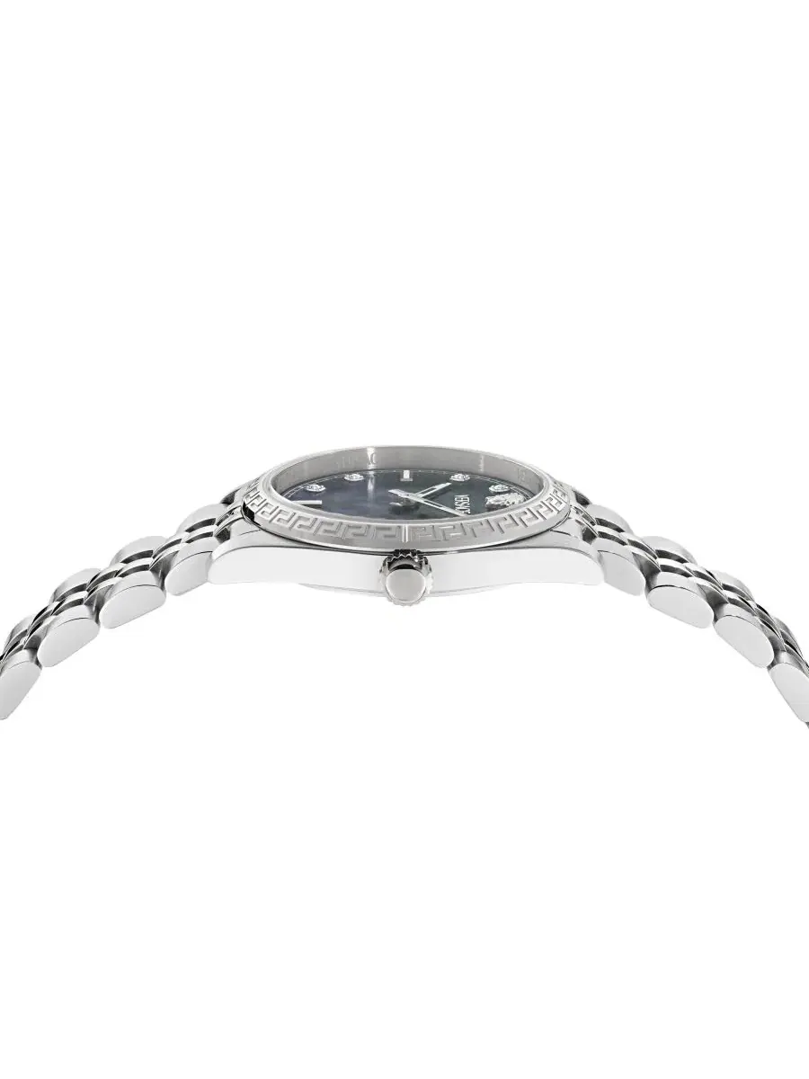 Женские часы Millenyium Silver Stainless Steel Bracelet Watch, 32mm Versace — изображение 2 из 4, оттенок серебряный