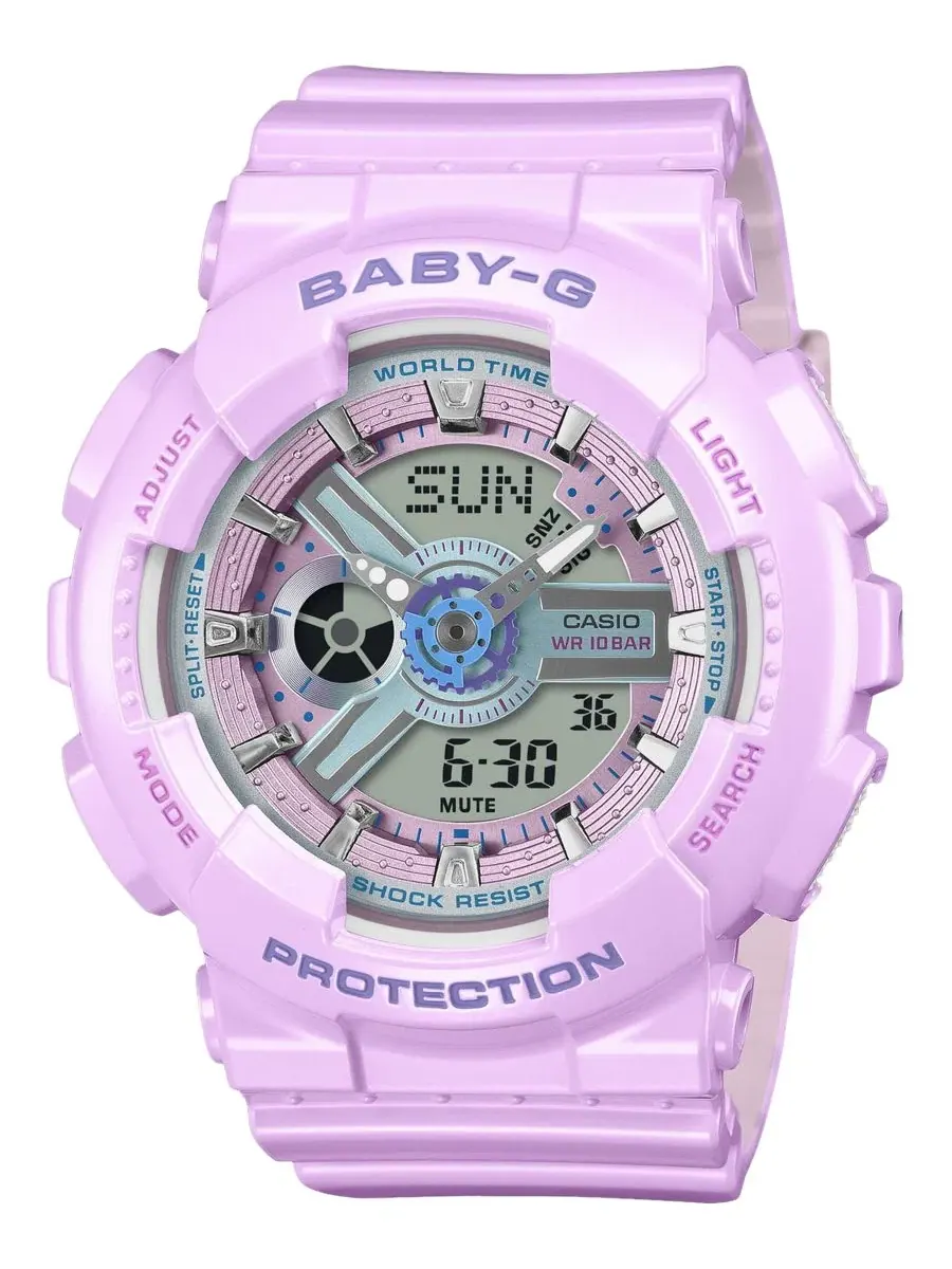 Женские часы Baby-G с японским кварцевым механизмом, корпус 43,4 мм G-Shock