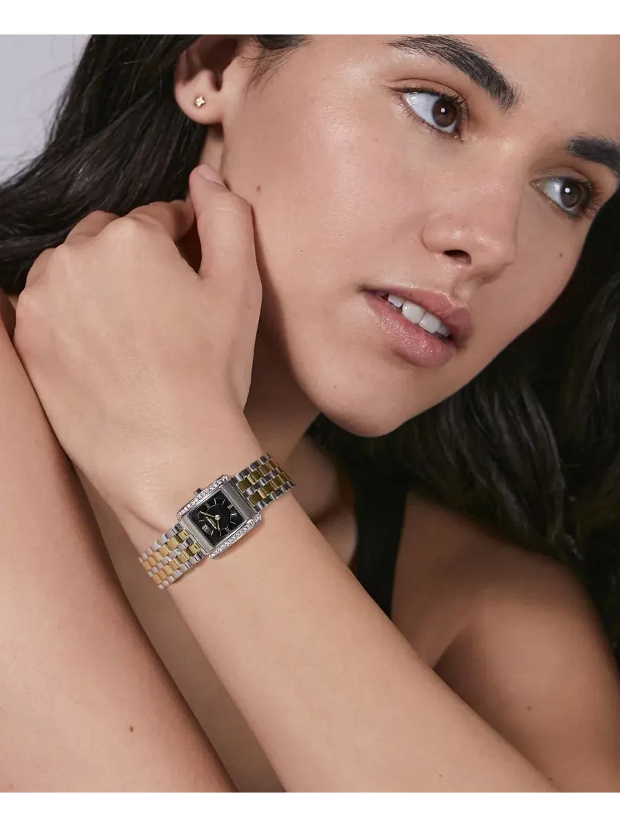 Женские часы Berkley Two-Tone Stainless Steel Bracelet Watch Olivia Burton — изображение 5 из 6, оттенок черный