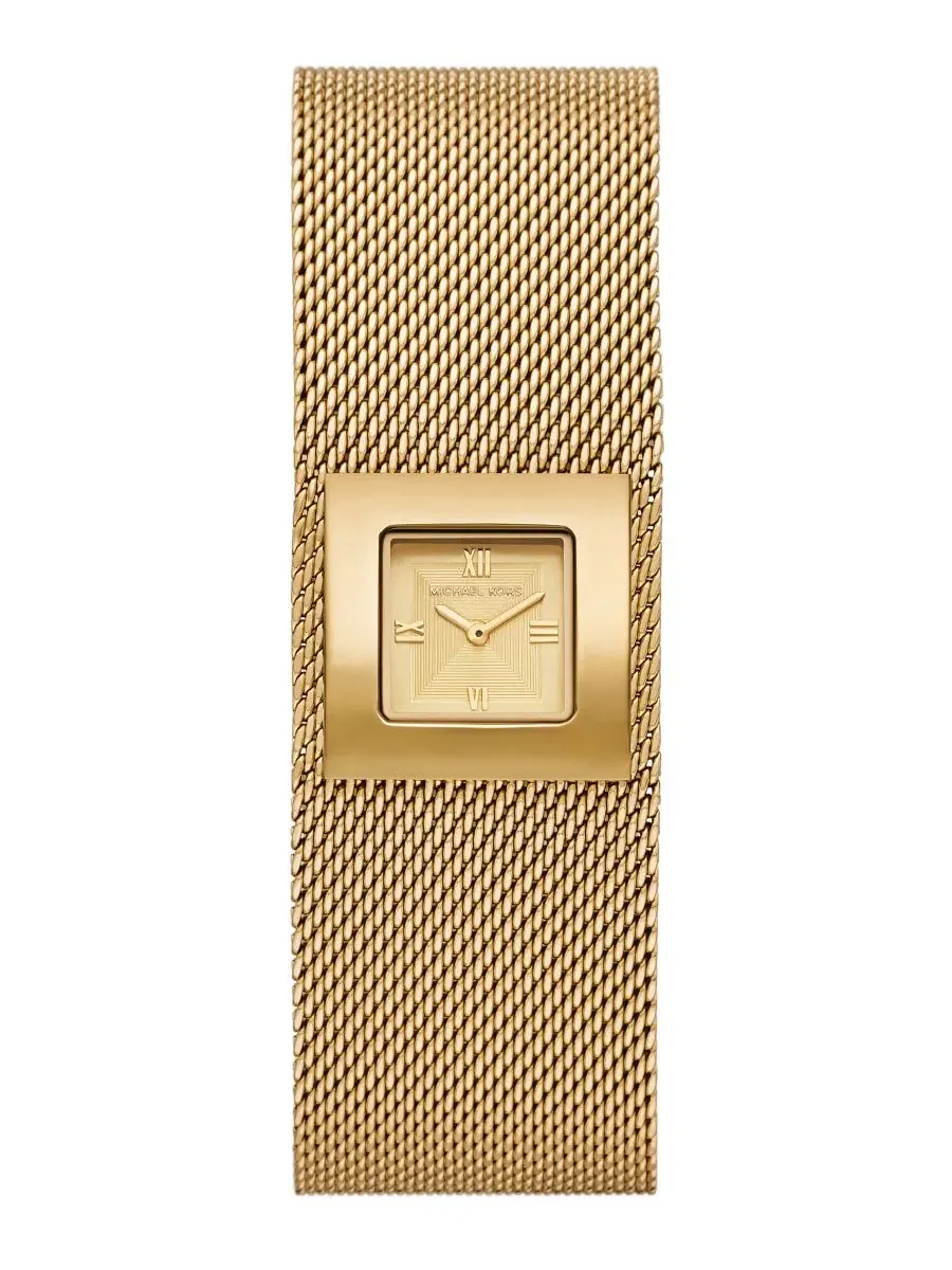 Женские часы Georgie с браслетом из сетки Michael Kors — изображение 1 из 4, оттенок золото