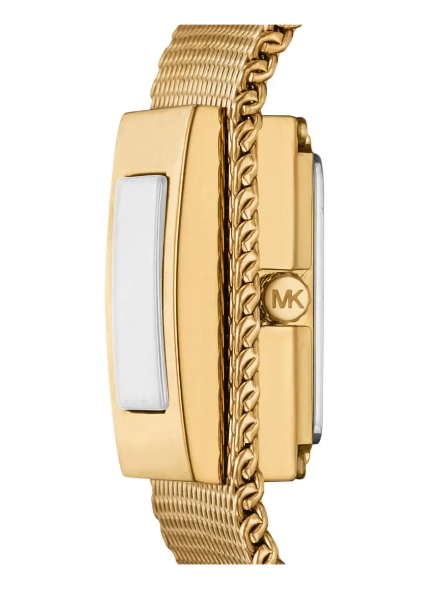 Женские часы Georgie с браслетом из сетки Michael Kors — изображение 3 из 4, оттенок золото