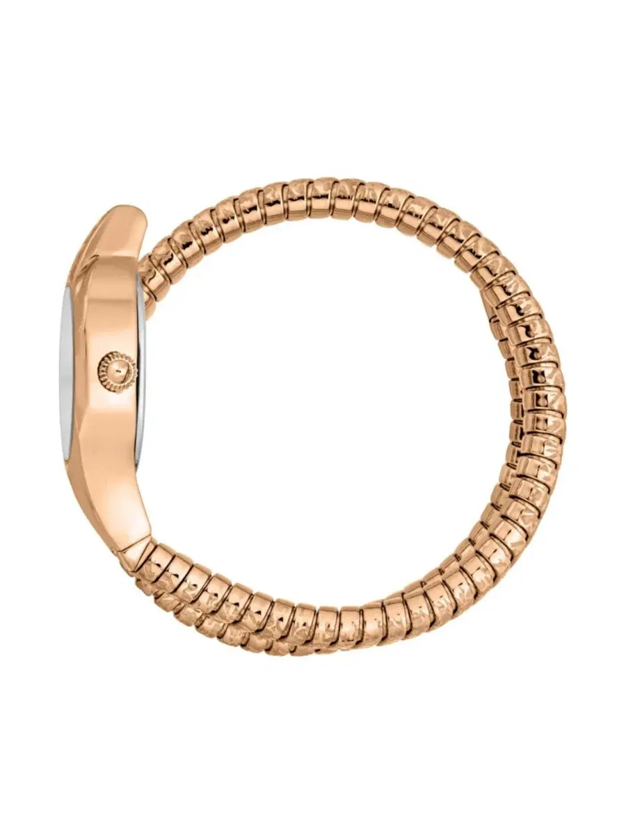 Женские часы Reptilia Quartz IP Stainless Steel Bracelet Watch Just Cavalli — изображение 3 из 3, оттенок розовый