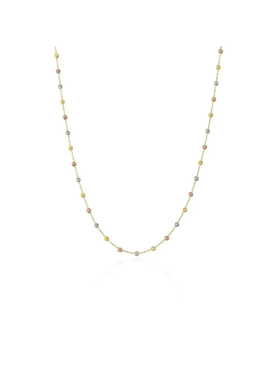 Ожерелье с бусинами Dorissa Multicolour Spero London — изображение 1 из 6, оттенок золото