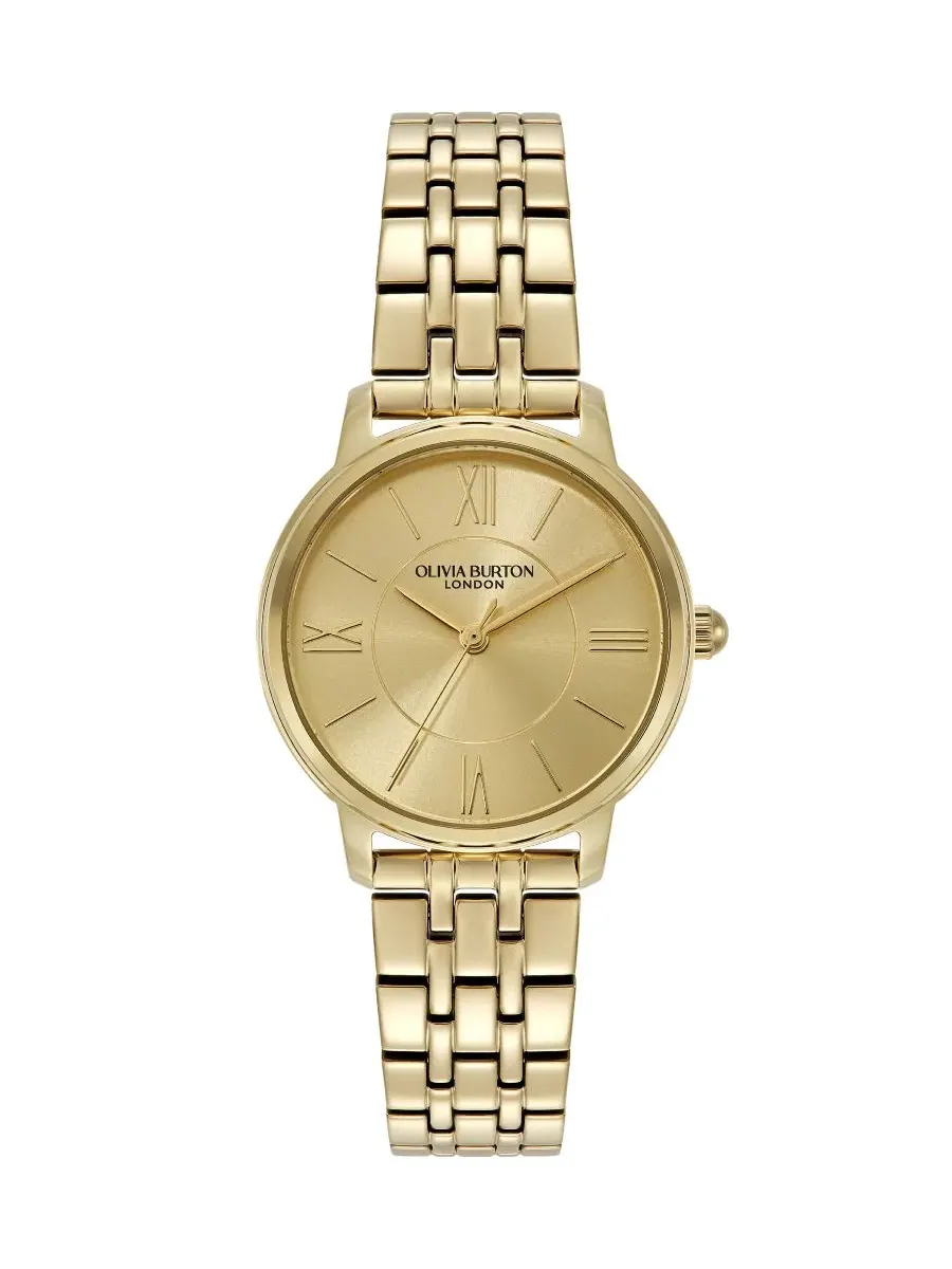 Часы наручные с браслетом из стали, 30 мм, Westbourne Collection Olivia Burton — изображение 1 из 6, оттенок золото