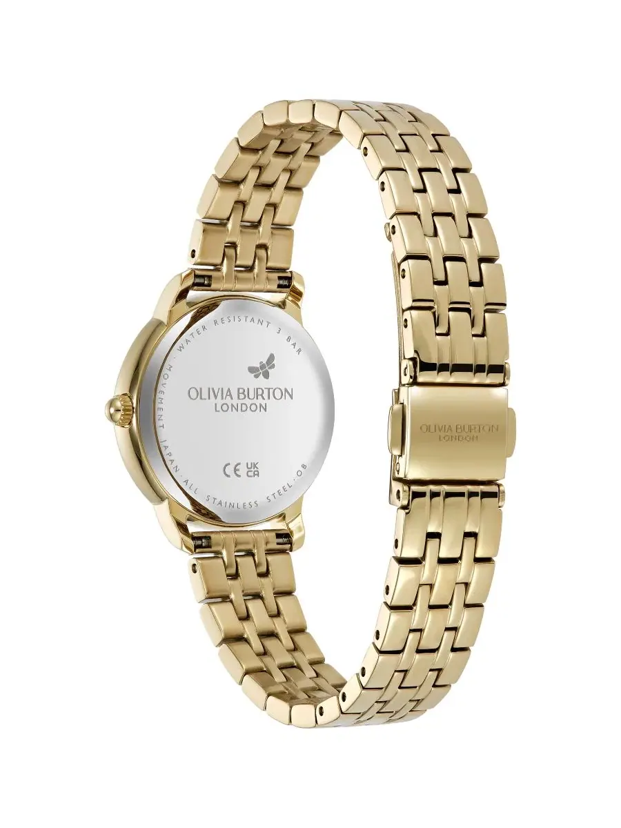 Часы наручные с браслетом из стали, 30 мм, Westbourne Collection Olivia Burton — изображение 4 из 6, оттенок золото
