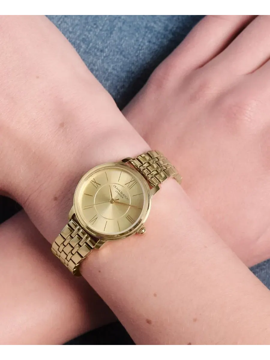 Часы наручные с браслетом из стали, 30 мм, Westbourne Collection Olivia Burton — изображение 5 из 6, оттенок золото