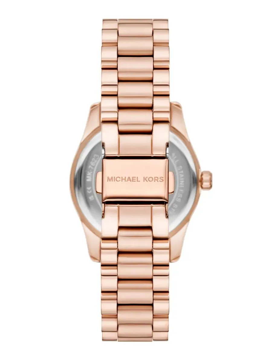 Женские часы Lexington Three-Hand Michael Kors — изображение 2 из 4, оттенок розовый золотистый