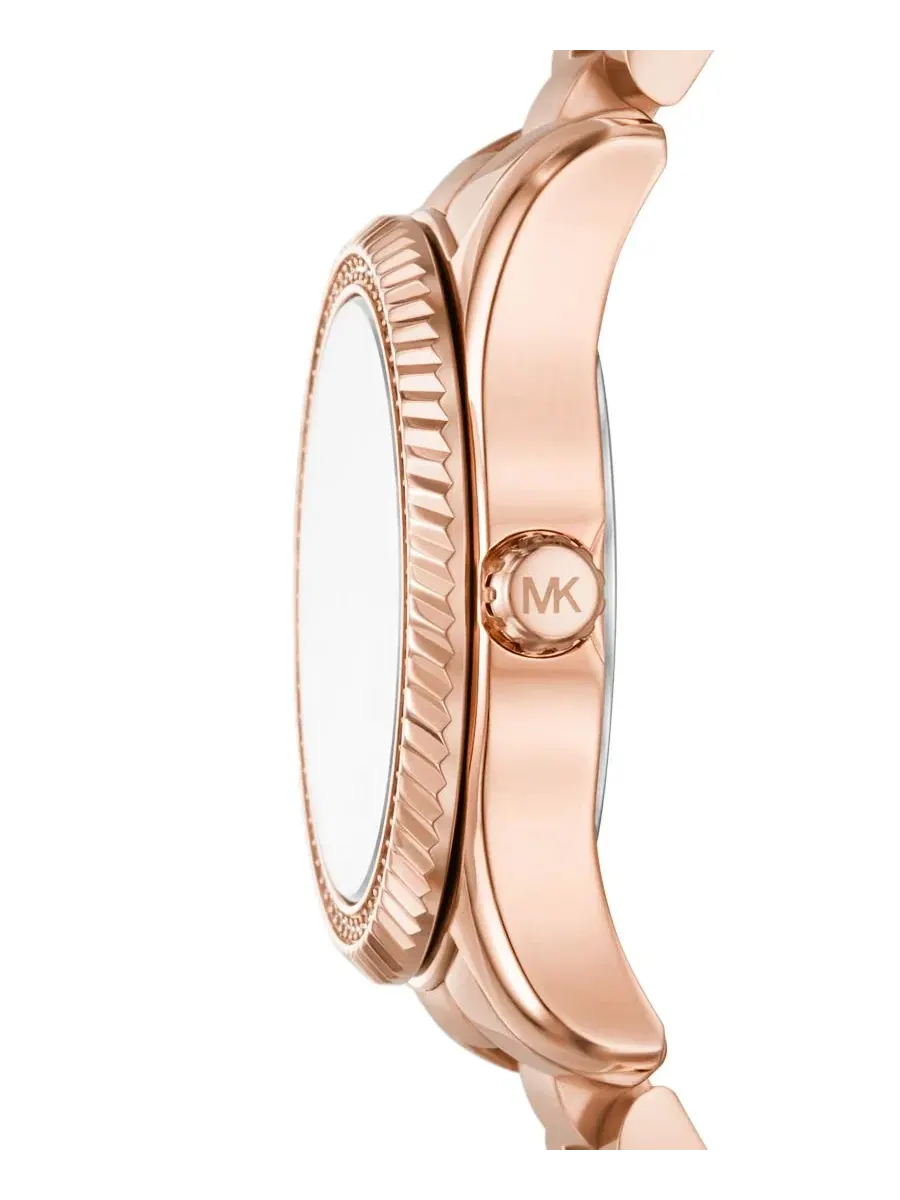 Женские часы Lexington Three-Hand Michael Kors — изображение 3 из 4, оттенок розовый золотистый