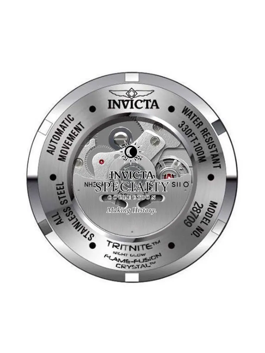 Мужские часы Invicta Specialty Los Angeles Dodgers Automatic — изображение 3 из 3, оттенок серебряный