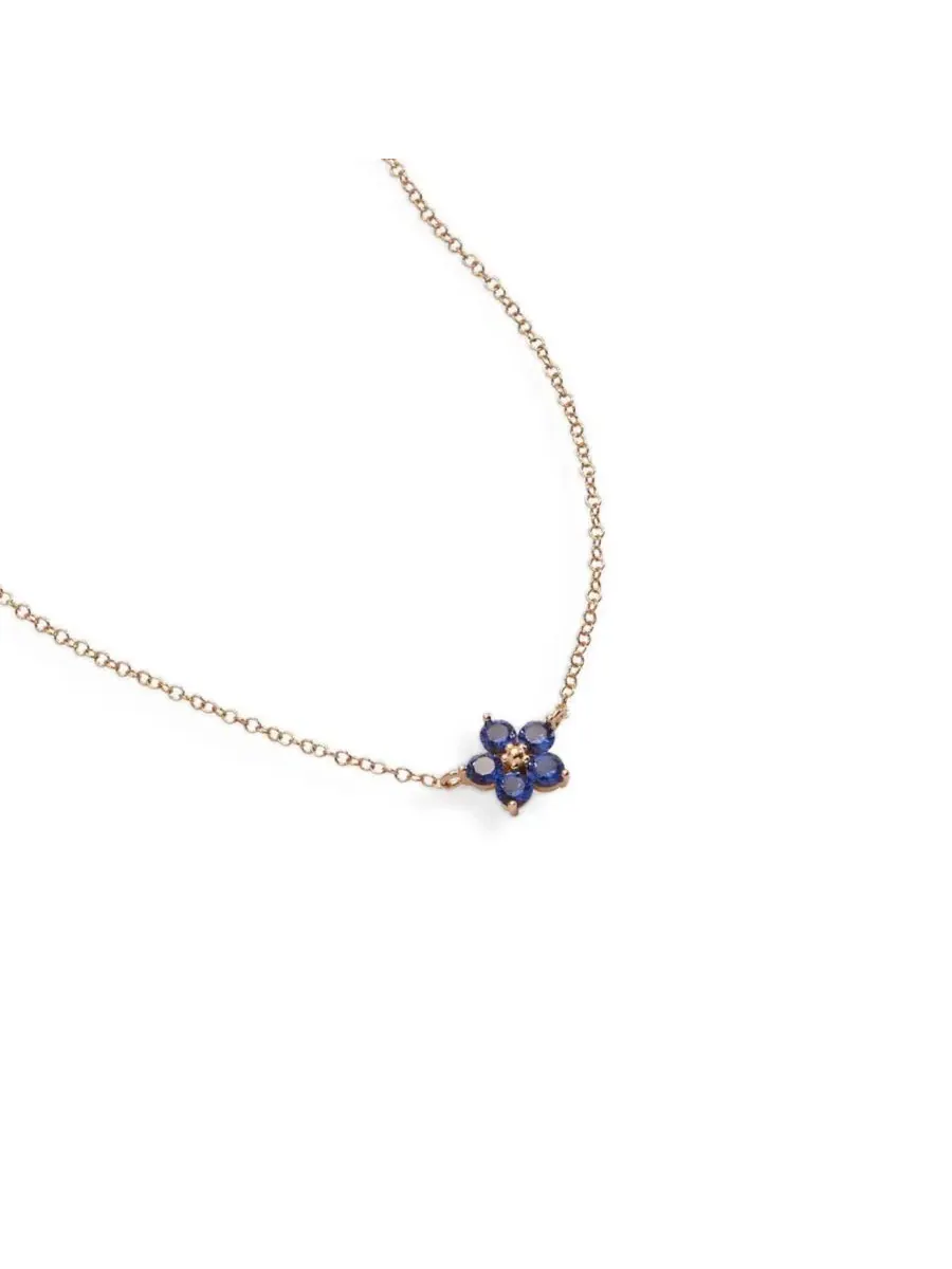 Подвеска с цветком незабудки Crystal Forget-Me-Not Flower Alex and Ani — изображение 2 из 3, оттенок нет цвета
