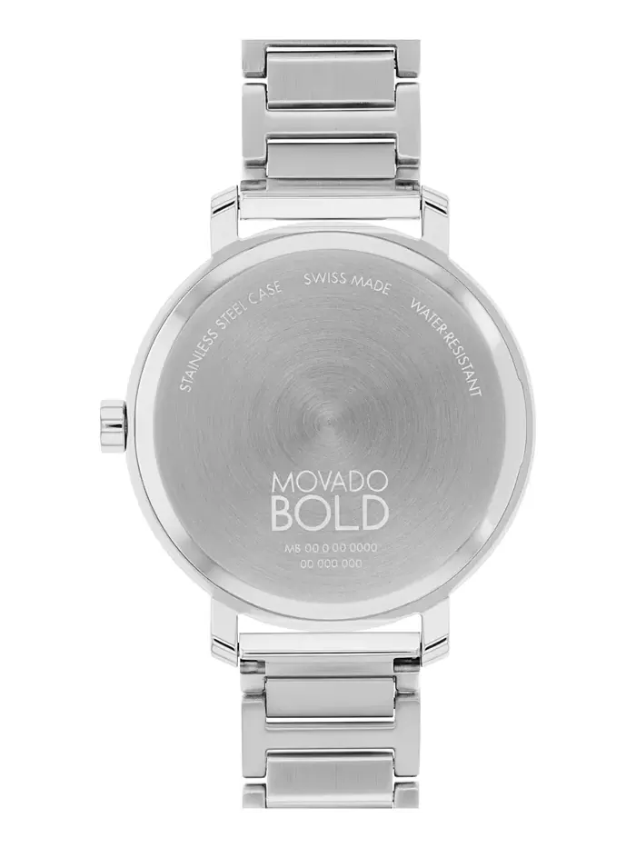 Женские часы Bold Evolution 2.0 Swiss Quartz из нержавеющей стали, 34 мм Movado — изображение 2 из 3