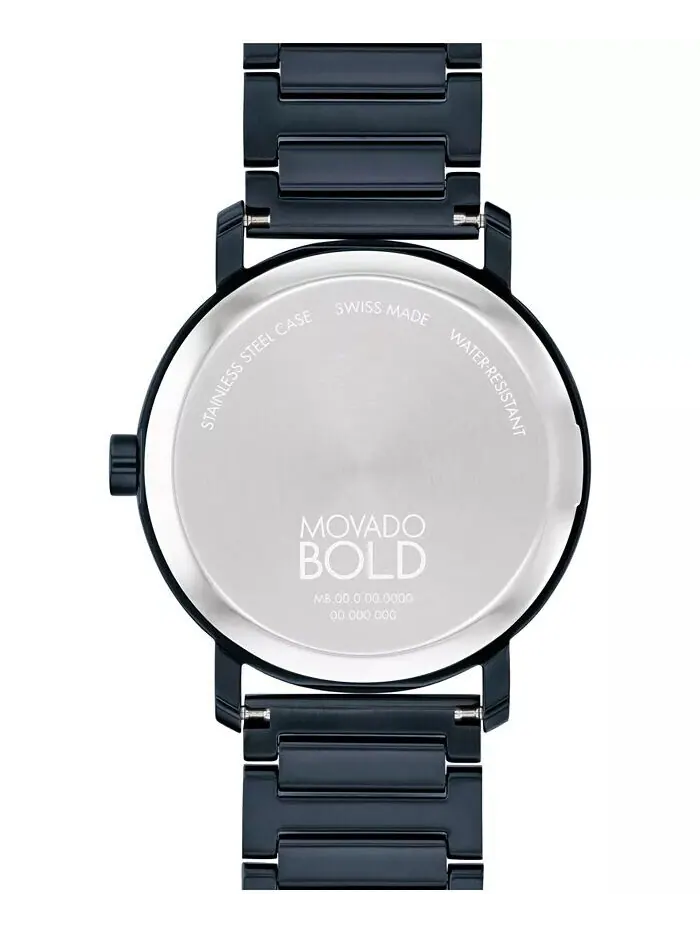 Мужские часы Bold Evolution 2.0, швейцарские кварцевые часы из синей стали с ионным покрытием, 40 — изображение 3 из 3