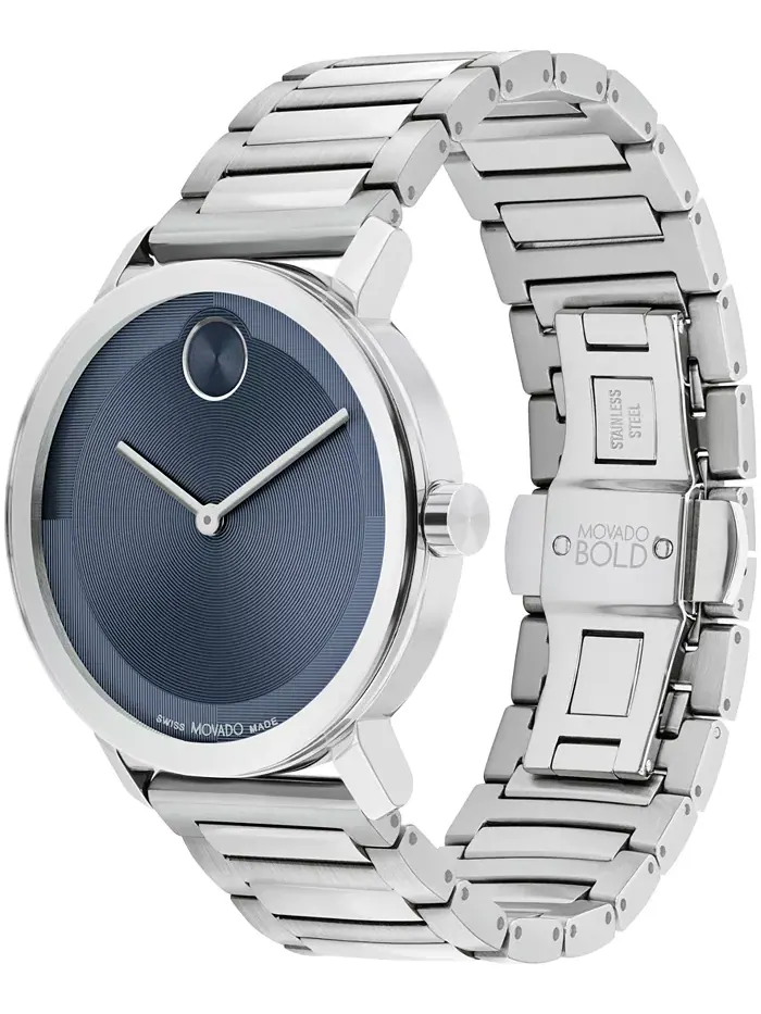 Мужские часы Bold Evolution 2.0 Swiss Quartz с серебристым корпусом из нержавеющей стали, 40 мм — изображение 2 из 5