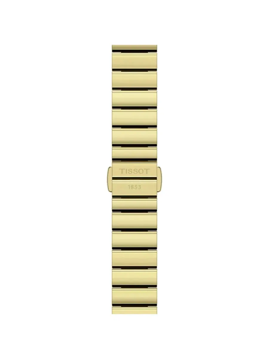 Женские часы с золотистым корпусом из нержавеющей стали, 21,80 мм Tissot — изображение 4 из 5, оттенок белый