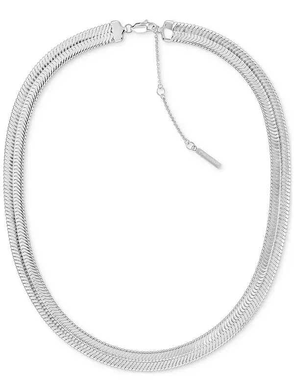 Комплект из трех звеньев цепи из нержавеющей стали Calvin Klein — изображение 4 из 4, оттенок серебряный