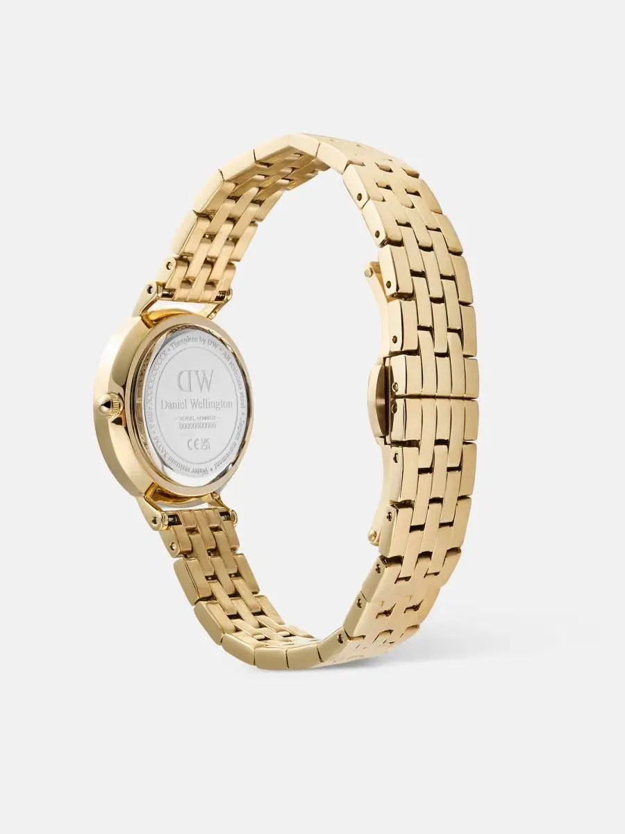 Женские часы с золотистым браслетом из нержавеющей стали, 28 мм Daniel Wellington — изображение 4 из 5, оттенок золотистый