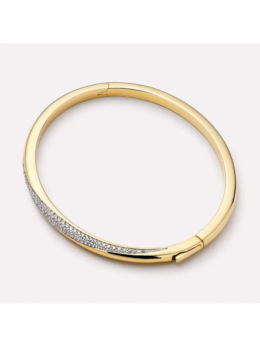 Браслет-манжета Kira Cubic Zirconia 14K Gold-Plated Ana Luisa — изображение 7 из 7, оттенок золото