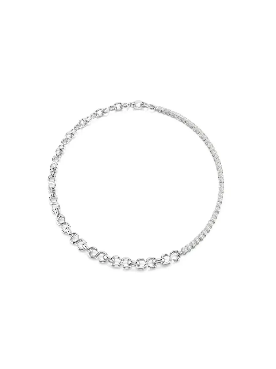 Колье с кристаллами Swarovski Zirconia — изображение 1 из 6, оттенок белый