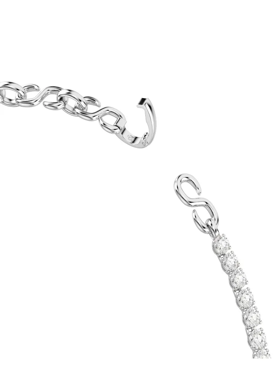 Колье с кристаллами Swarovski Zirconia — изображение 3 из 6, оттенок белый